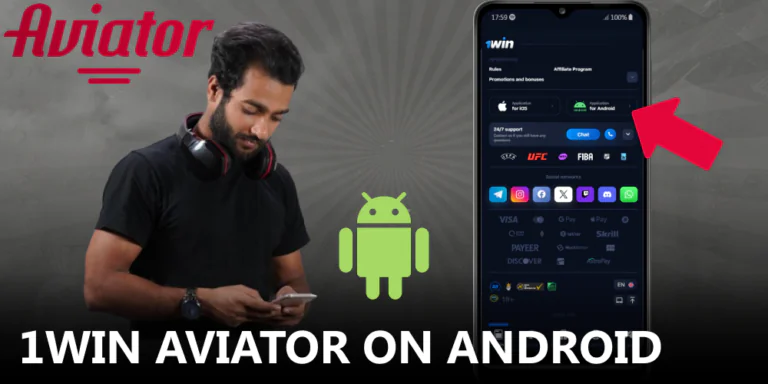 Download 1win Aviator app on Android